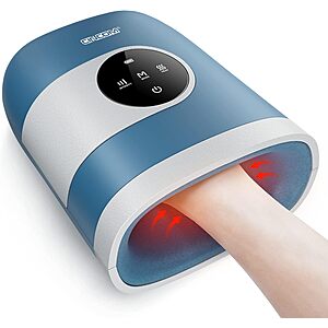 CINCOM Cordless Hand Massager w/ Heat & Compression $31 + Free S/H