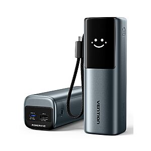 20000 mAh VENTION Laptop USB-C Power Bank (100W/Port, 165W Max) $38.35 + Free S&H