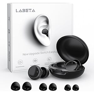 labeta 3 Level Adjustable Concert Ear Plugs $10 @ Amazon