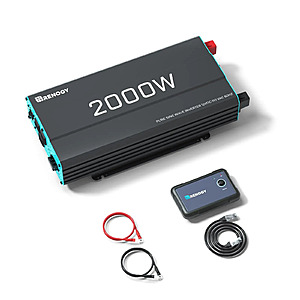 Renogy 2000W Pure Sine Wave 12V DC to 120V AC Inverter $161.35 + Free S&H