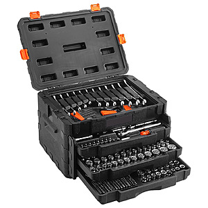 450-pc VEVOR SucceBuy SAE & Metric Mechanics Tool & Socket Set (Deep / Standard) $57.45 + Free S&H