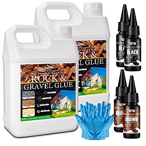 128Oz Vividye Rock / Mulch Glue for Landscaping $28 + Free S/H w/ S&S