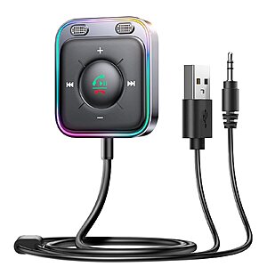 Prime Members: JOYROOM Bluetooth 6.0 AUX Car Adapter w/ Dual Mics & NC $10.10 + Free S&H
