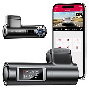 D500 4K Smart Dash Cam + Free S/H