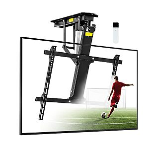 TOPSKY Electric Adjustable Ceiling 32" - 70" TV Mount w/ Remote (up to 88lbs) $98 + Free S&H