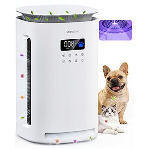 Provirtec H13 True HEPA Pet Air Purifier + Free S/H