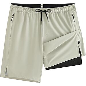 maamgic Men's 9" Swim Trunks w/ Zipper Pockets & Liner (Various)