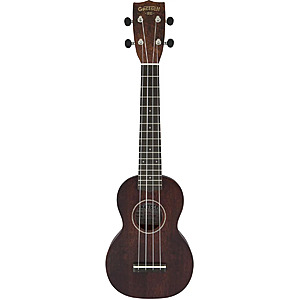 Gretsch Soprano Long-Neck Ukulele w/ Gig Bag (Vintage Mahogany Stain) $69 + Free S&H