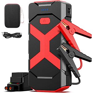 20,000mAh BooKoo A9 2000A Car Battery Jumper w/ QC 3.0 & 18W PD (Red) $22.20 + Free S&H