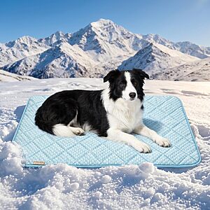 23x35" PPOLCA Waterproof Large Dog Cooling Mat $6.50 & More