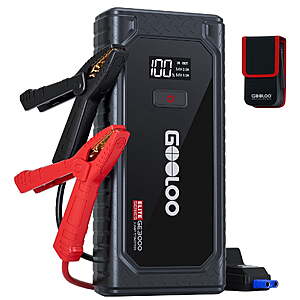 3000A GOOLOO GE3000 Car Jump Starter $36 + Free S/H
