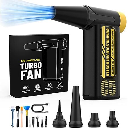 NEVERLAND Wireless Electric Air Duster (240,000 RPM) $15 @ Amazon