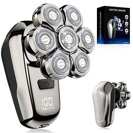 Coklean Rechargeable Electric Dry/Wet Head Shaver $15 @ Amazon