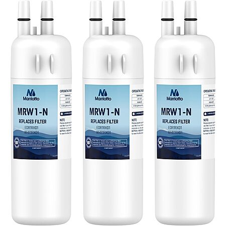 3-Pack Marriotto Refrigerator Water Filter (compatible w/ Whirlpool EDR1RXD1) $14 + Free S/H w/ S&S