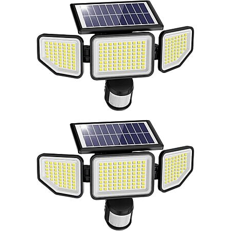 (prime) 2-Pack Onforu 4500LM Solar Outdoor Lights $16.75 + Free S/H