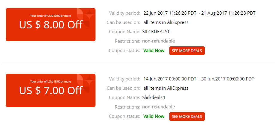 aliexpress coupon