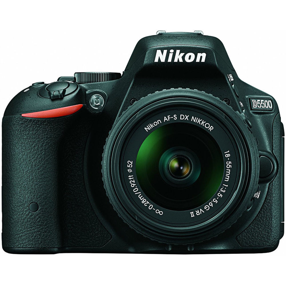 Nikon D5500 DSLR Camera with 18-55mm VR II Lens (refurb) $450 + free shipping