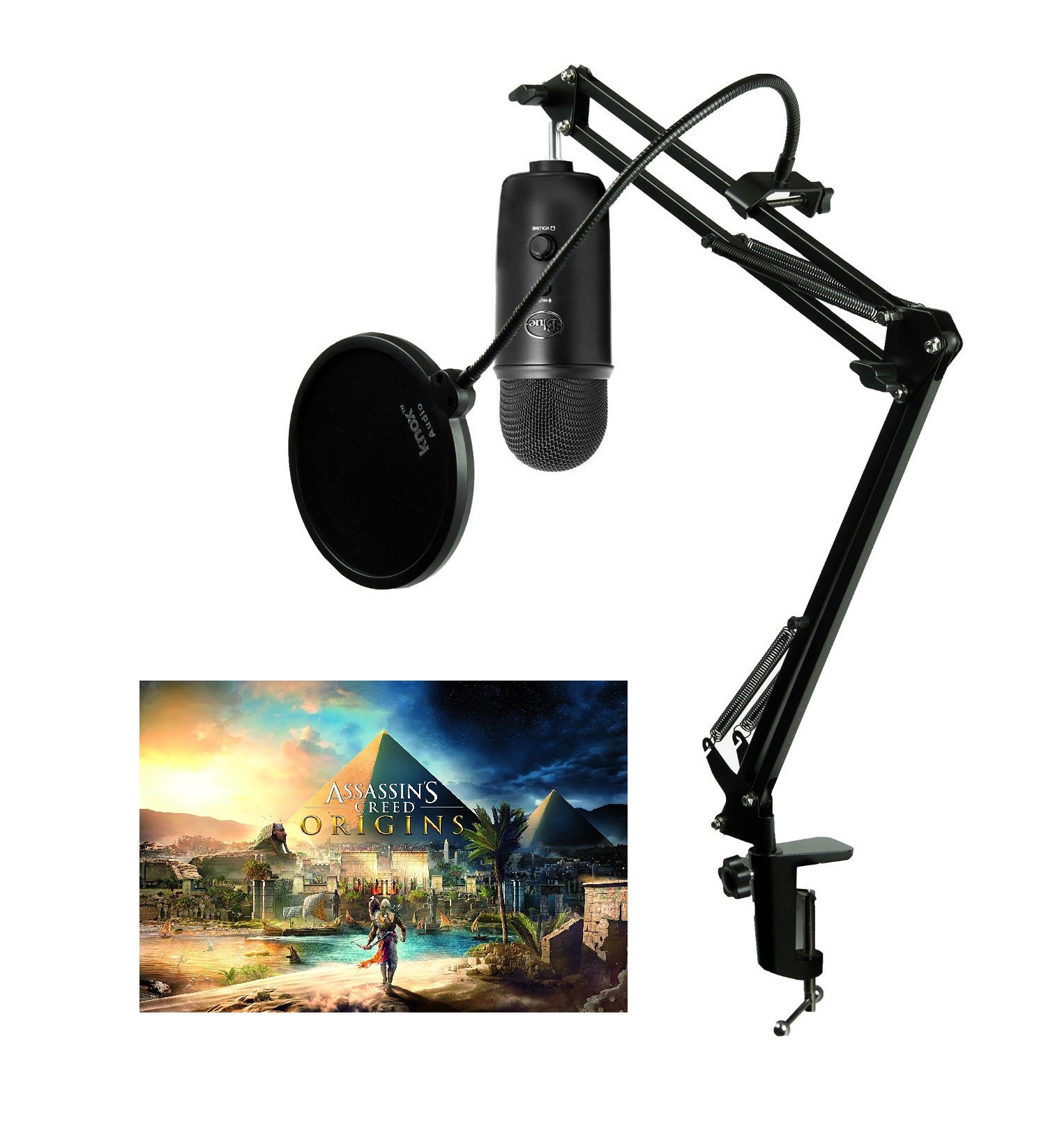 activation code creed assassin's free 2 & Pop Boom Blackout Filter   Arm Yeti AC  Mic  Blue