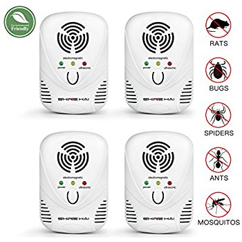 4-pack Shine Hai Ultrasonic Pest Repellers $10 + free s/h