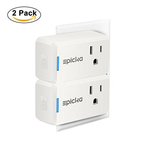 2-Pk EPICKA Mini WiFi Smart Plug works w/ Alex & Google Home + Dual USB Car Charger $19 + free s/h