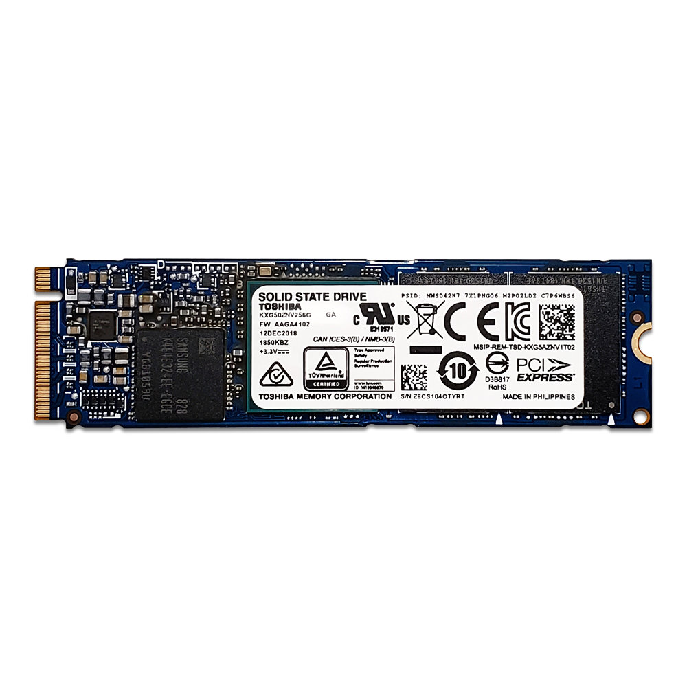 256GB Toshiba XG5 Single-Sided 80mm M.2 NVMe  PCIe SSD $35 + free s/h