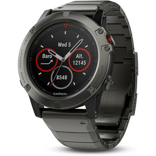 Garmin Fenix 5 Sapphire Multisport 47mm GPS Fitness Watch $370, Fenix 3 HR GPS Watch with Titanium and Sport Bands $265 + free s/h