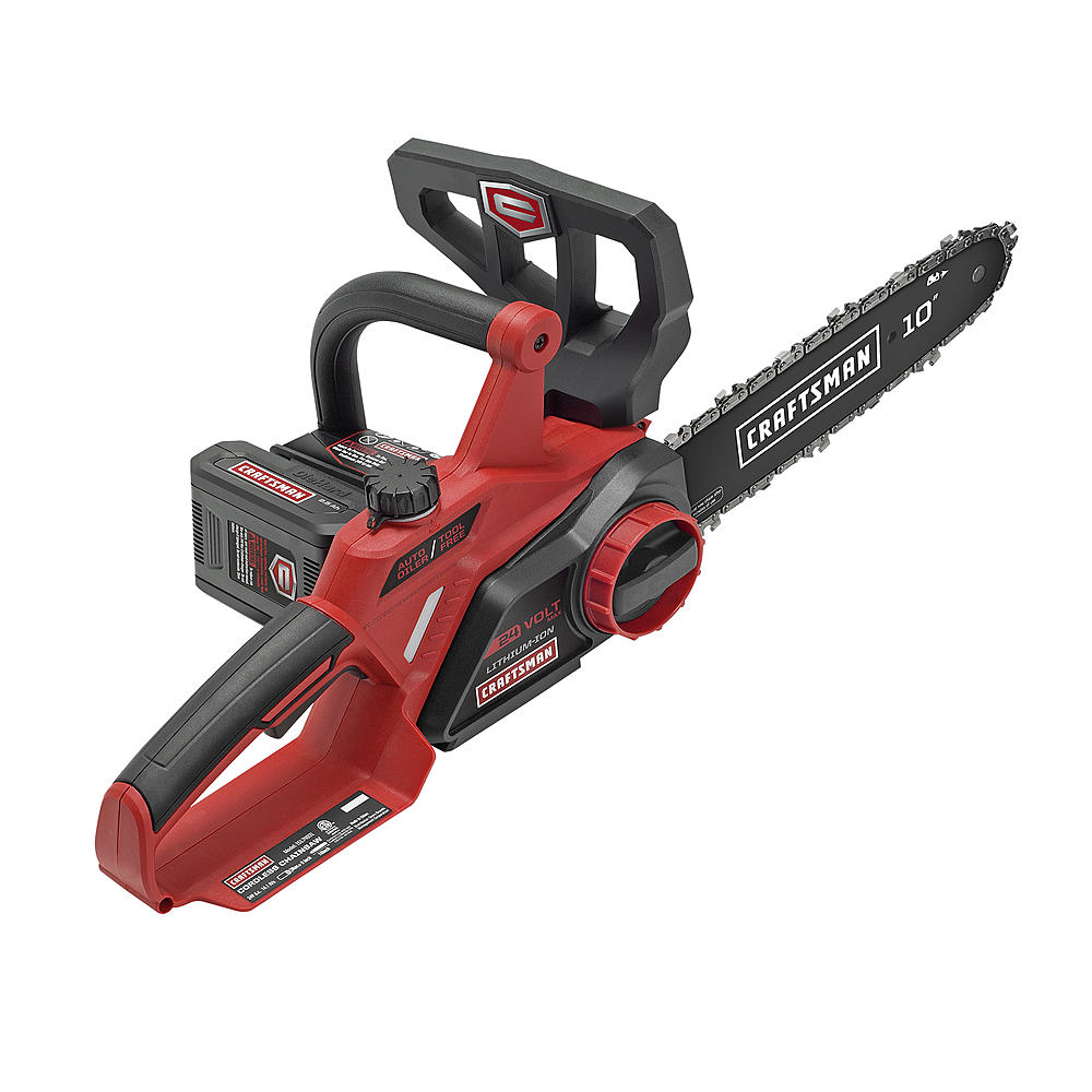 Craftsman 74931 24V Max 10" Electric Cordless Chainsaw $70 + free s/h or 2ct for $140 w/ $100 back in Sears (4 installments)