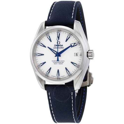 Omega Watches: Seamaster Aqua Terra w/ White Dial / Blue Hands $3295 or Seamaster GMT w/ White Dial / Blue Hands $4795 + free s/h
