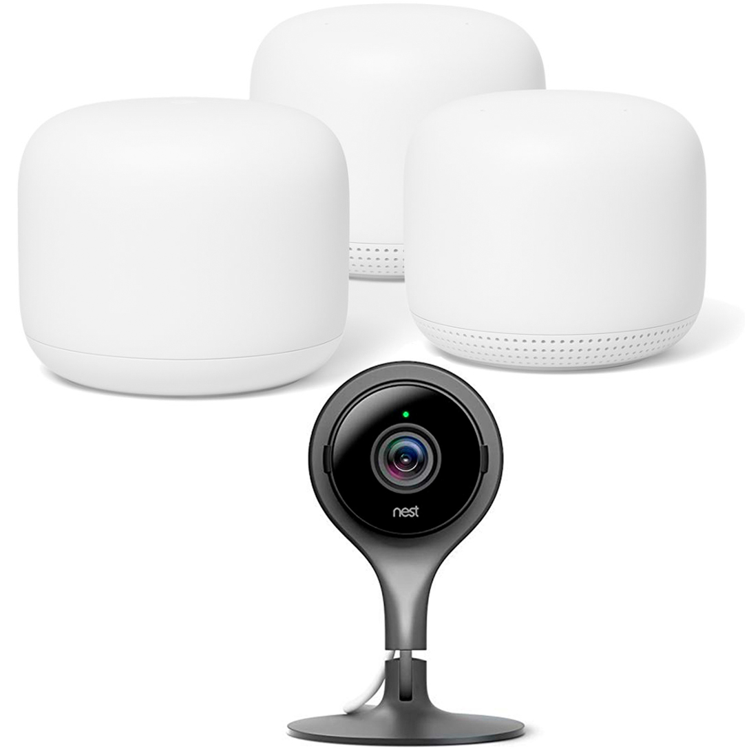 Google Nest Wifi Router W 2 Access Points Nest Indoor Security