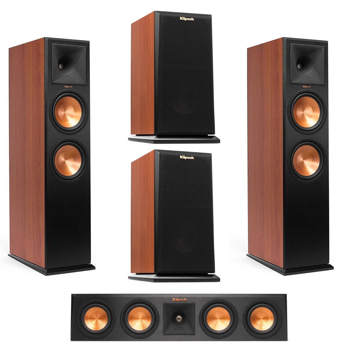 Klipsch 2x Rp 280fa Floorstanding 2x Rp 150m Bookshelf Rp 440c Center