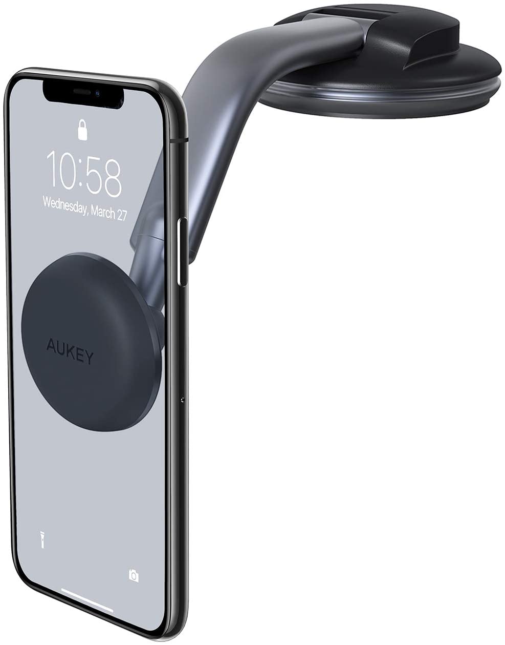 AUKEY 360 Degree Polycarbonates Car Phone Mount w/ $12.19 @ Amazon