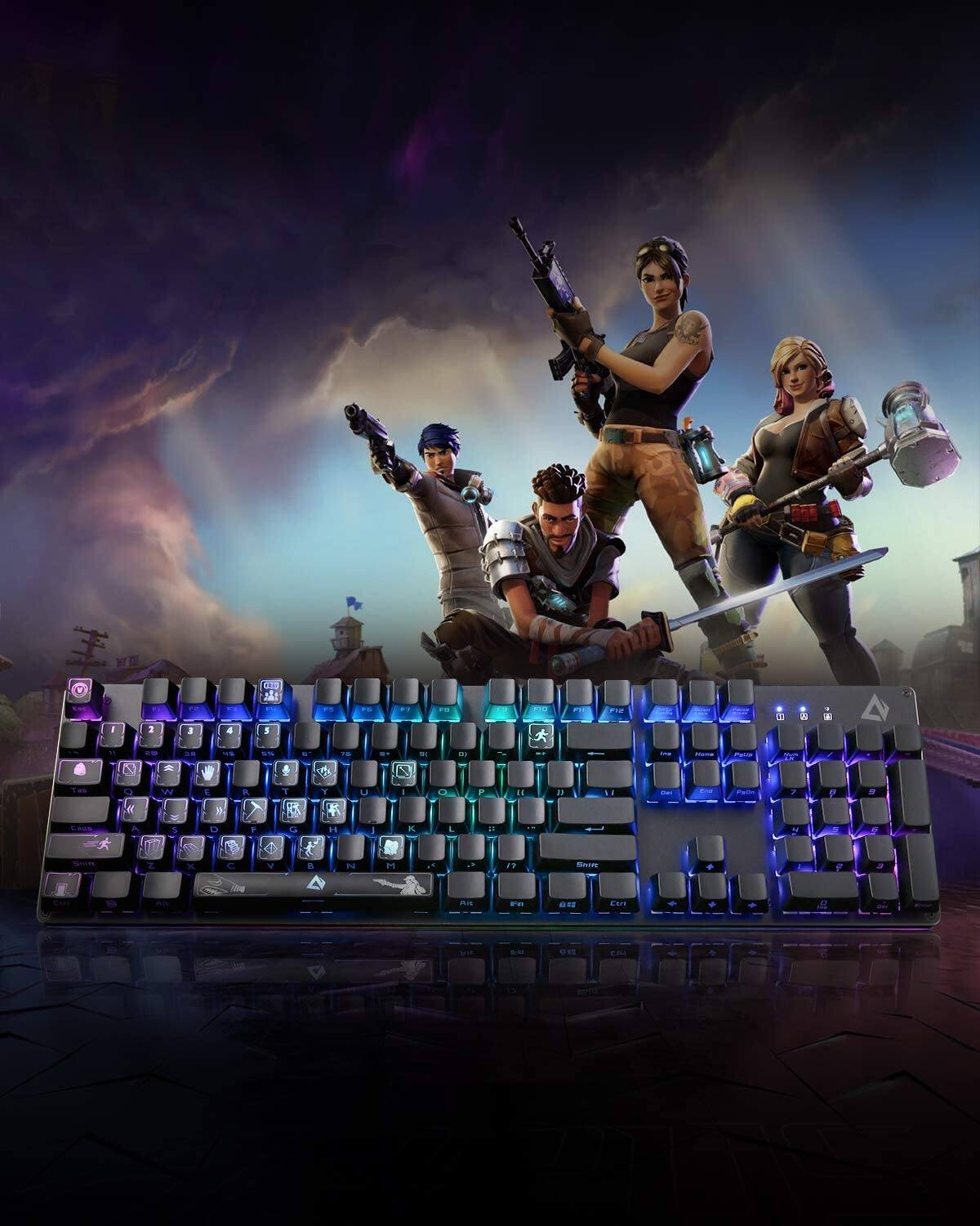 104-Key AUKEY Double-Shot ABS Keycap Set for Mechanical Keyboards (Fortnite Theme) $12.50 @ Amazon