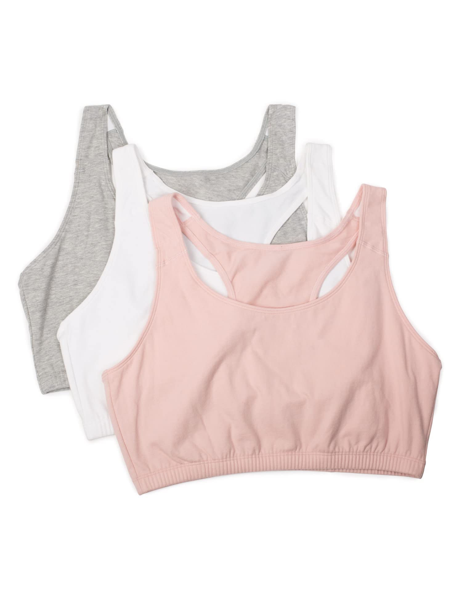 3-Pack Fruit of the Loom Women's Built Up Tank Style Sports Bra $7.62