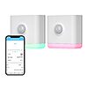 THIRDREALITY Multi-Function Night Light 2 Pack, Zigbee Repeater, 3-in-1 Combines a Motion Sensor, Illumination Sensor and RGB Color Night Light, Zigbee Hub Reqd -  $35.99