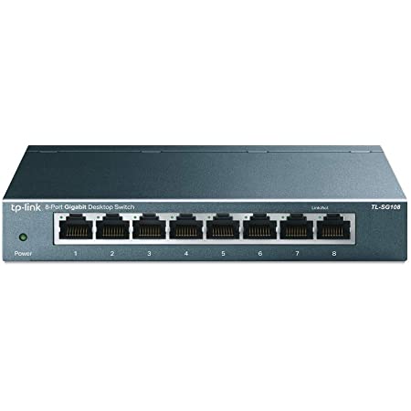 TP-Link 8 Port Gigabit Easy Smart Managed Switch (TL-SG108E)- Supports QoS, Vlan, IGMP and LAG - $26.09 FS
