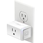 Kasa Smart Plug Mini with Energy Monitoring, Smart Home Wi-Fi Outlet Works with Alexa, Google Home &amp; IFTTT, Wi-Fi Simple Setup, No Hub Required (KP115), White - $10.99