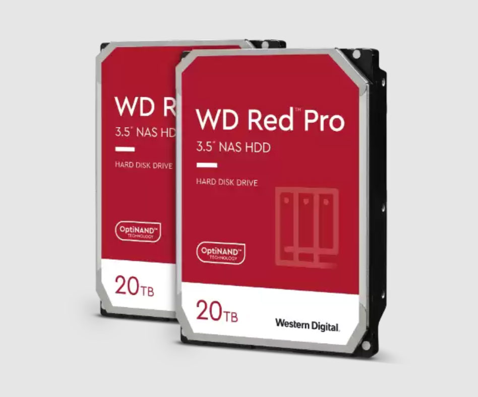 WD Red Pro 20TB NAS Hard Drive -  $310 FREE SHIPPING Western Digital