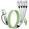 Souina Multi Charger Cable, 4-in-2 USB-A/C Charging Cable for Multiple Devices $4.99