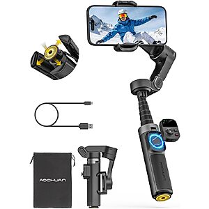 AoChuan Smart X3 360° Pan Rotation Gimbal Stabilizer For Iphone