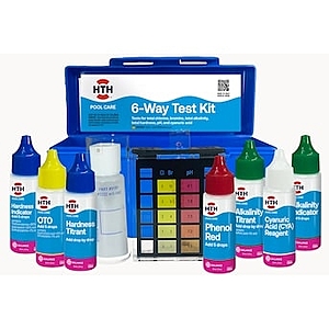 Buy 1 HTH Pool Shock 6 Pack ($39.99) Get 1 HTH Pool Test Kit ($19.99)