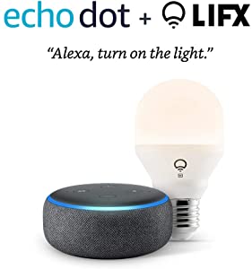 echo dot with smart bulb