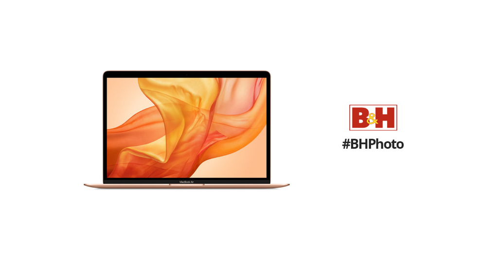 Apple 13.3" MacBook Air with Retina Display (Early 2020, Gold) - $729