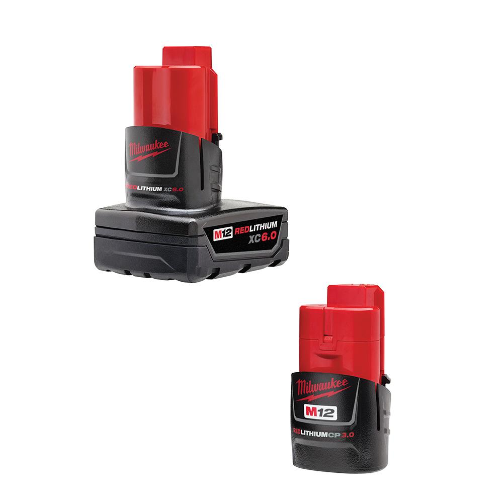 YMMV Milwaukee M12 6ah and 3ah batteries. $99 at Home Depot