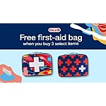 Free Band Aid bag when you build your own kit and buy 3 items $4.74