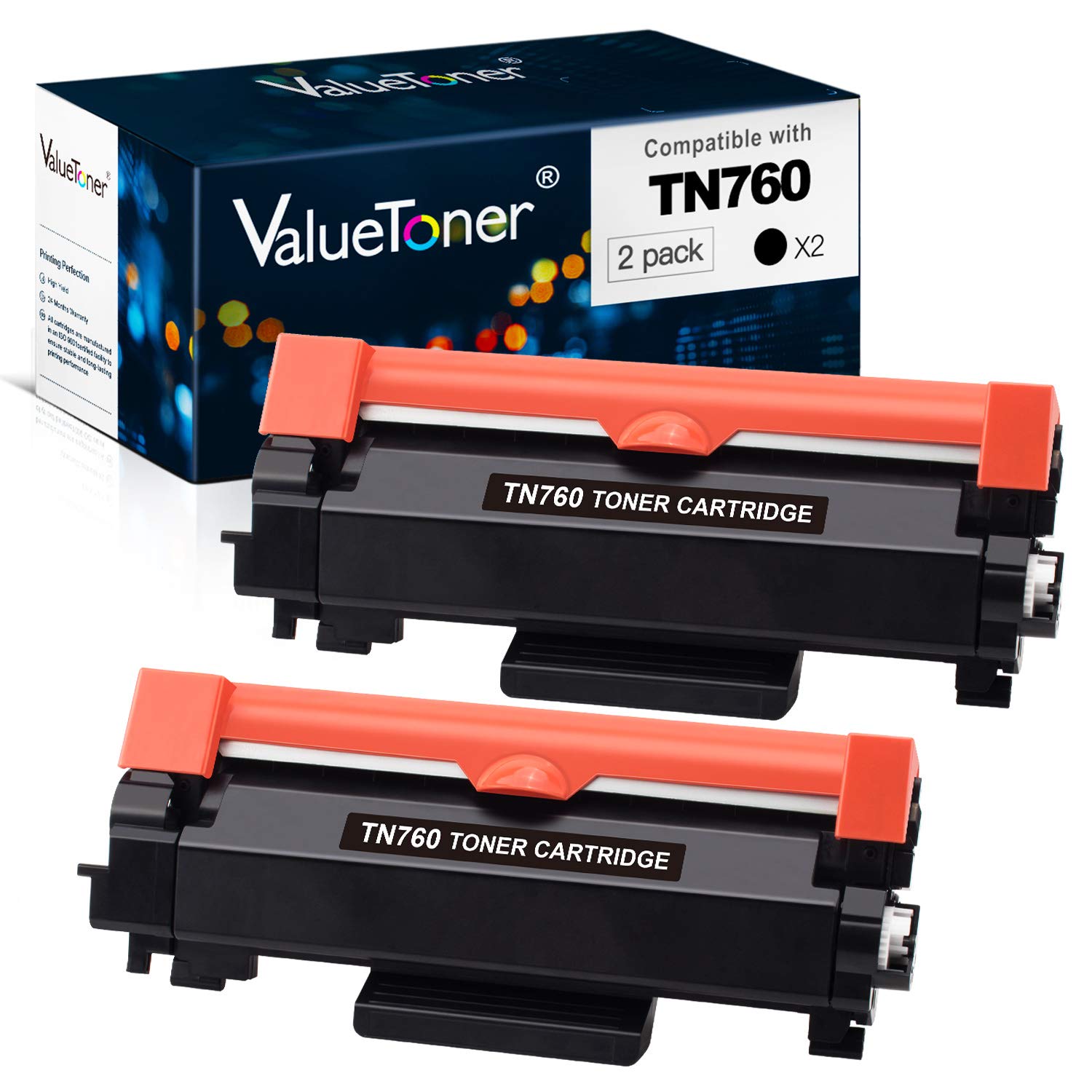 $20.99 after 20% off BW Toner (2 pack) for Brother TN760 TN-760 TN730 TN-730 High Yield for HL-L2350DW DCP-L2550DW HL-L2395DW Hl-L2390DW HL-L2370DW Printer (2 Black)