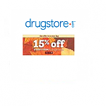 Drugstore.com: Additional Savings: 15% Off Your Entire Order + Free Shipping on $35+