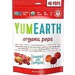 40-Count YumEarth Organic Lollipops (Assorted Flavors) $3.30 + Free S/H (Kroger New Users)