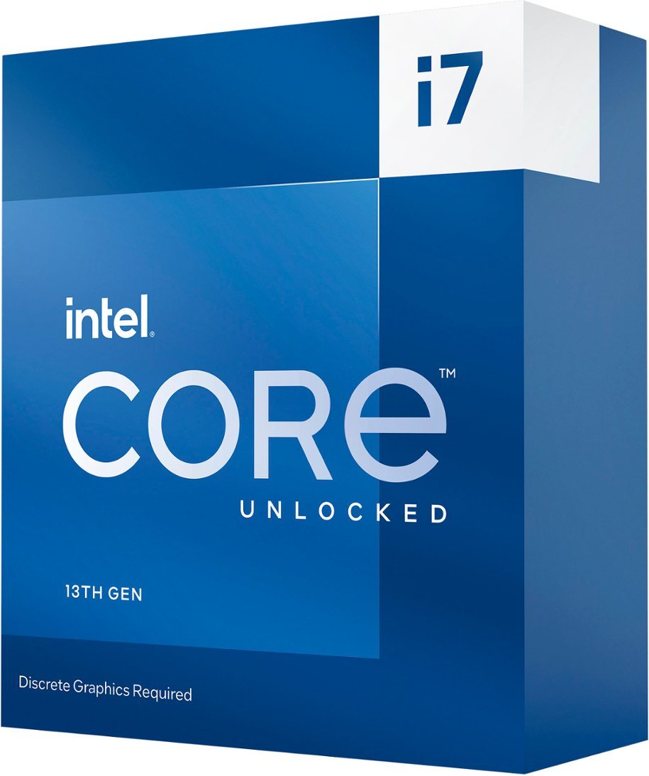 Intel - Core i7-13700KF 13th Gen 6 cores 8 P-cores + 8 E-cores 30M Cache Processor Bestbuy $349.99