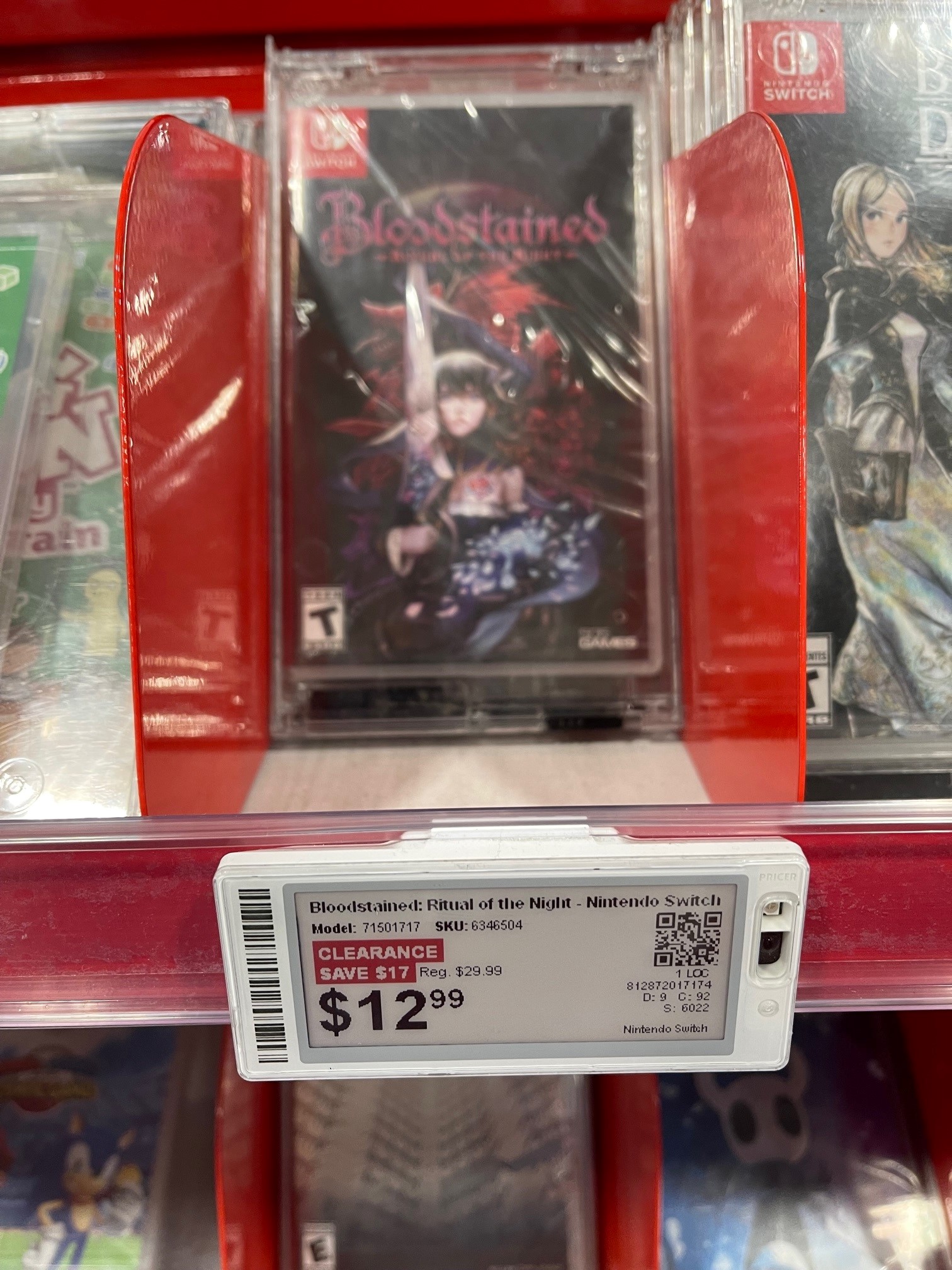 Nintendo Switch - Bloodstained: Ritual of the Night - $12.99 - YMMV
