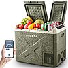 bodegacooler 12v portable refrigerator, 42quart (40l) dual zone car refrigerator cooler $238.54 at amazon